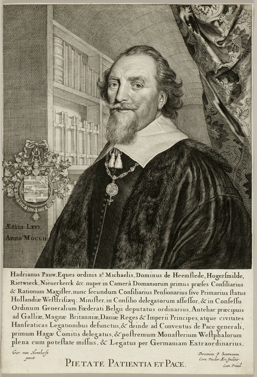 Adriaen Pauw, Pan Heemstede autorstwa Cornelis Visscher