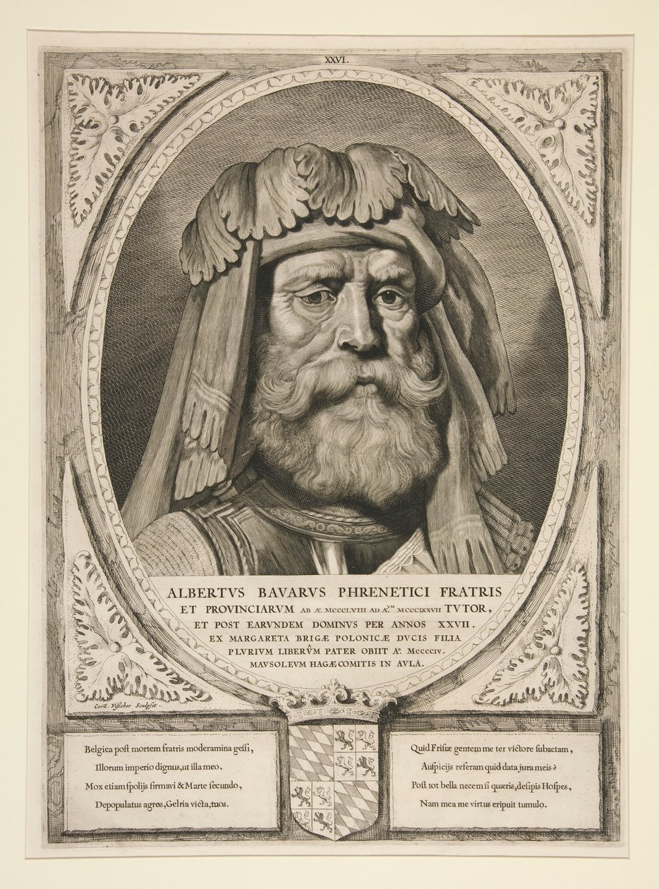 Albertvs Bavarvs Phrenetici Fratris/ et Provinciarvm autorstwa Cornelis Visscher