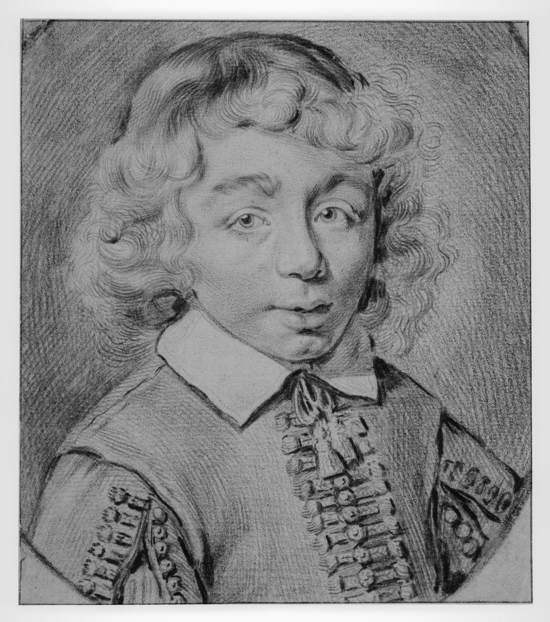 Popiersie chłopca od przodu autorstwa Cornelis Visscher
