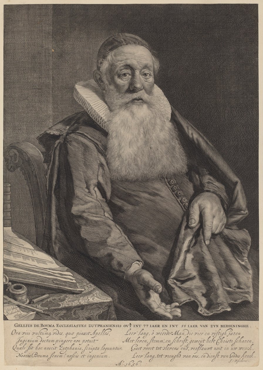 Gellius de Bouma autorstwa Cornelis Visscher