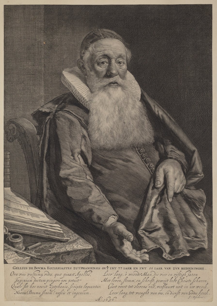 Gellius de Bouma autorstwa Cornelis Visscher