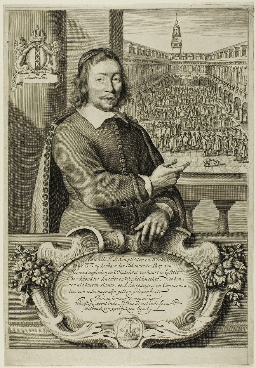 Jan de Paep (kwestor) autorstwa Cornelis Visscher