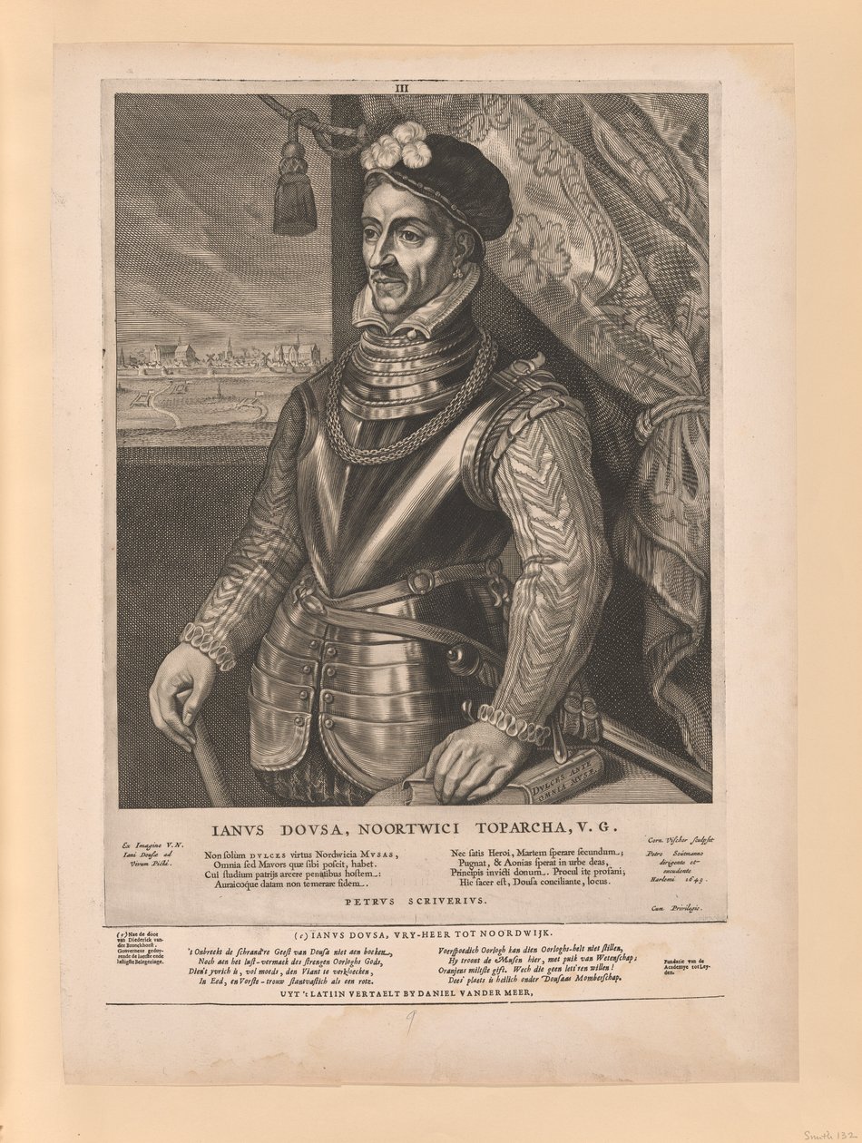 Jan van der Does, z Quatuor Personae autorstwa Cornelis Visscher