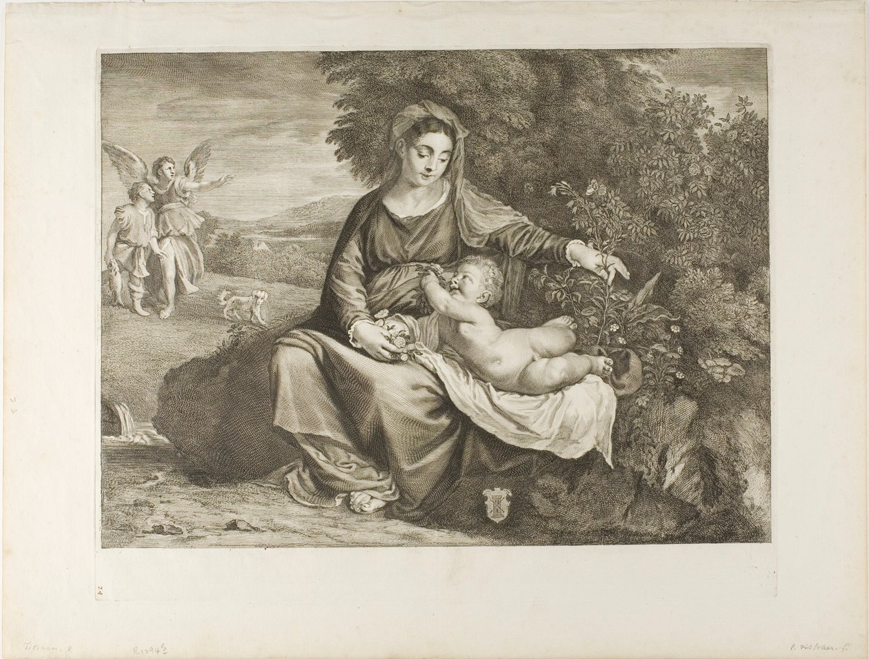 Madonna z Dzieciątkiem autorstwa Cornelis Visscher