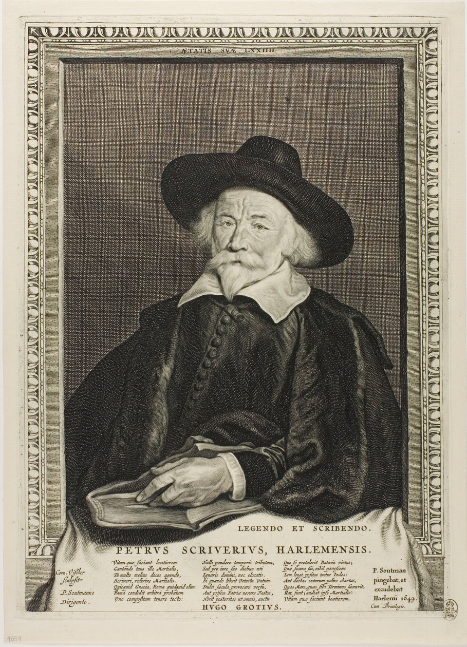 Piotr Scriverius autorstwa Cornelis Visscher