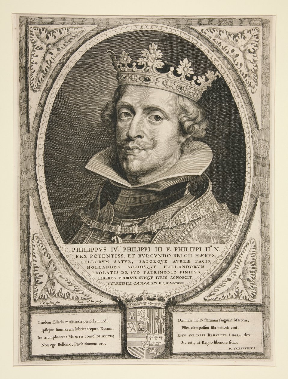 Filip IV w autorstwa Cornelis Visscher