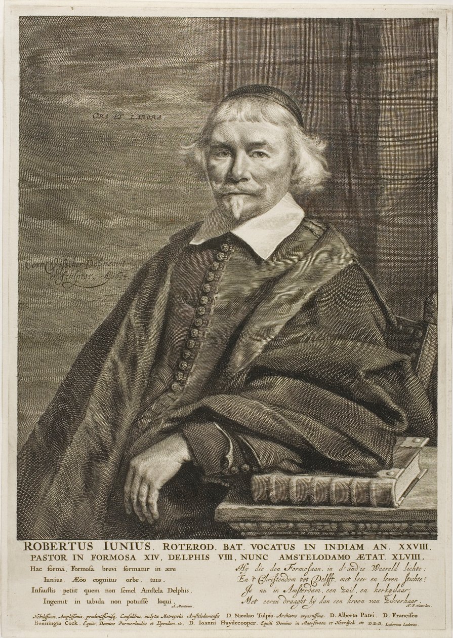 Robert Junius autorstwa Cornelis Visscher