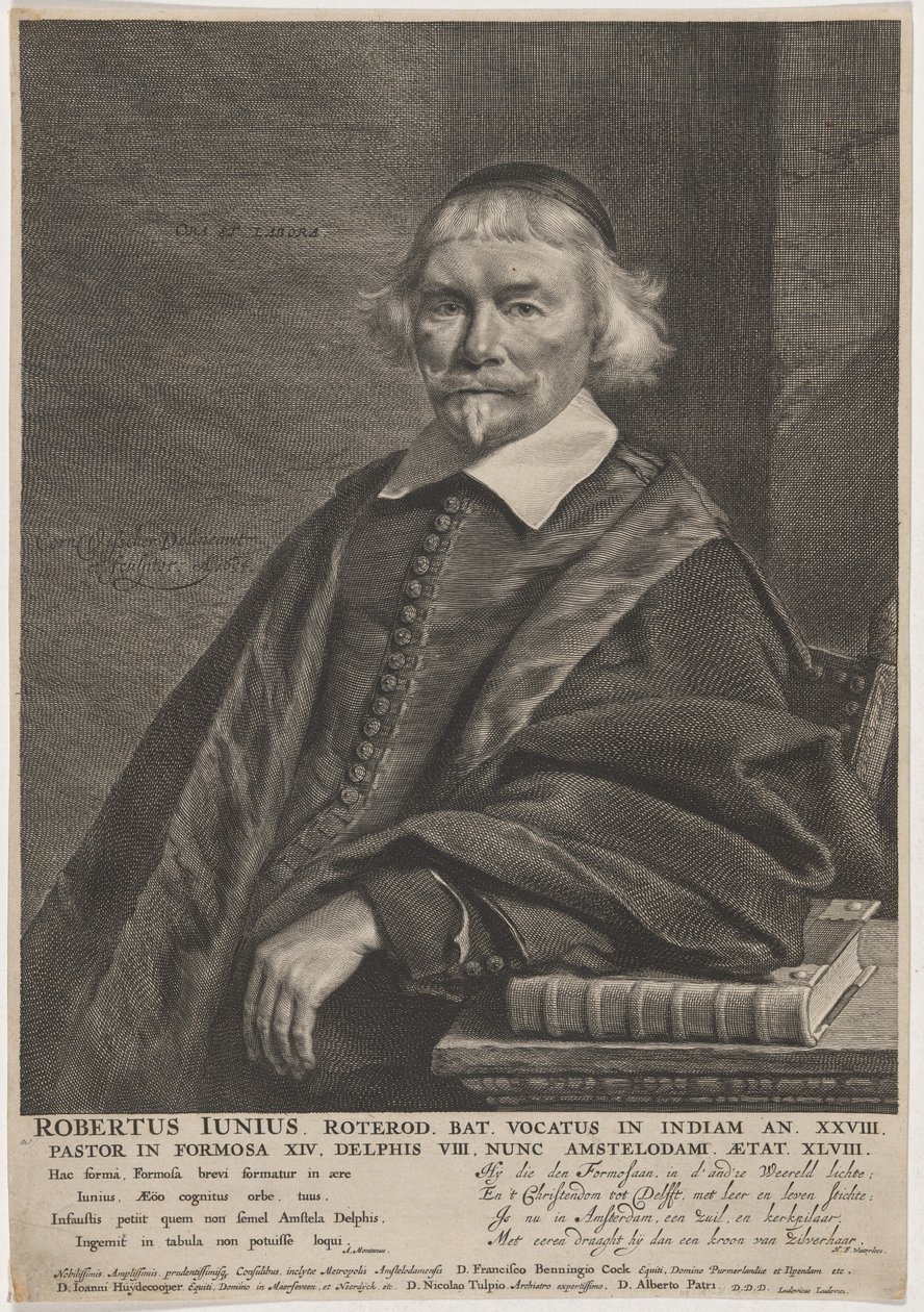 Robert Junius autorstwa Cornelis Visscher