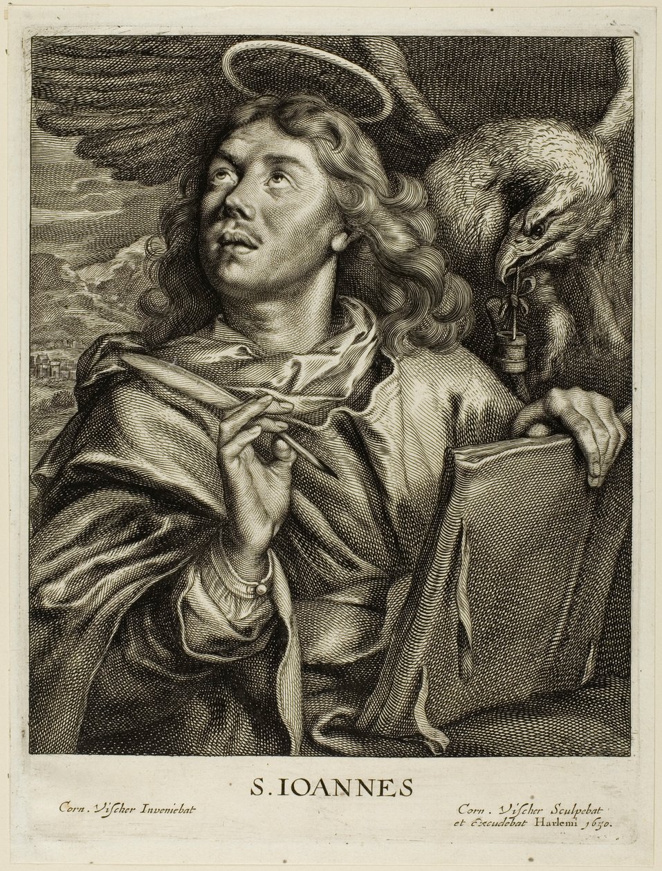 Święty Jan autorstwa Cornelis Visscher