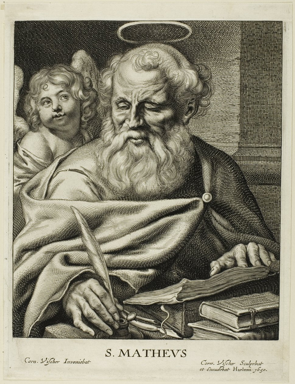 Św. Mateusz autorstwa Cornelis Visscher