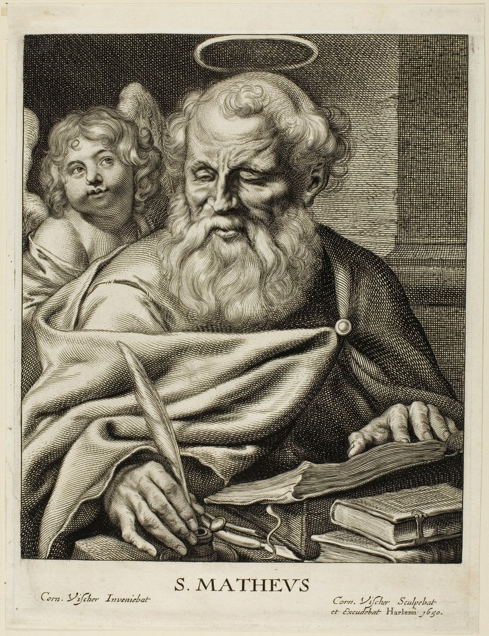 Św. Mateusz autorstwa Cornelis Visscher