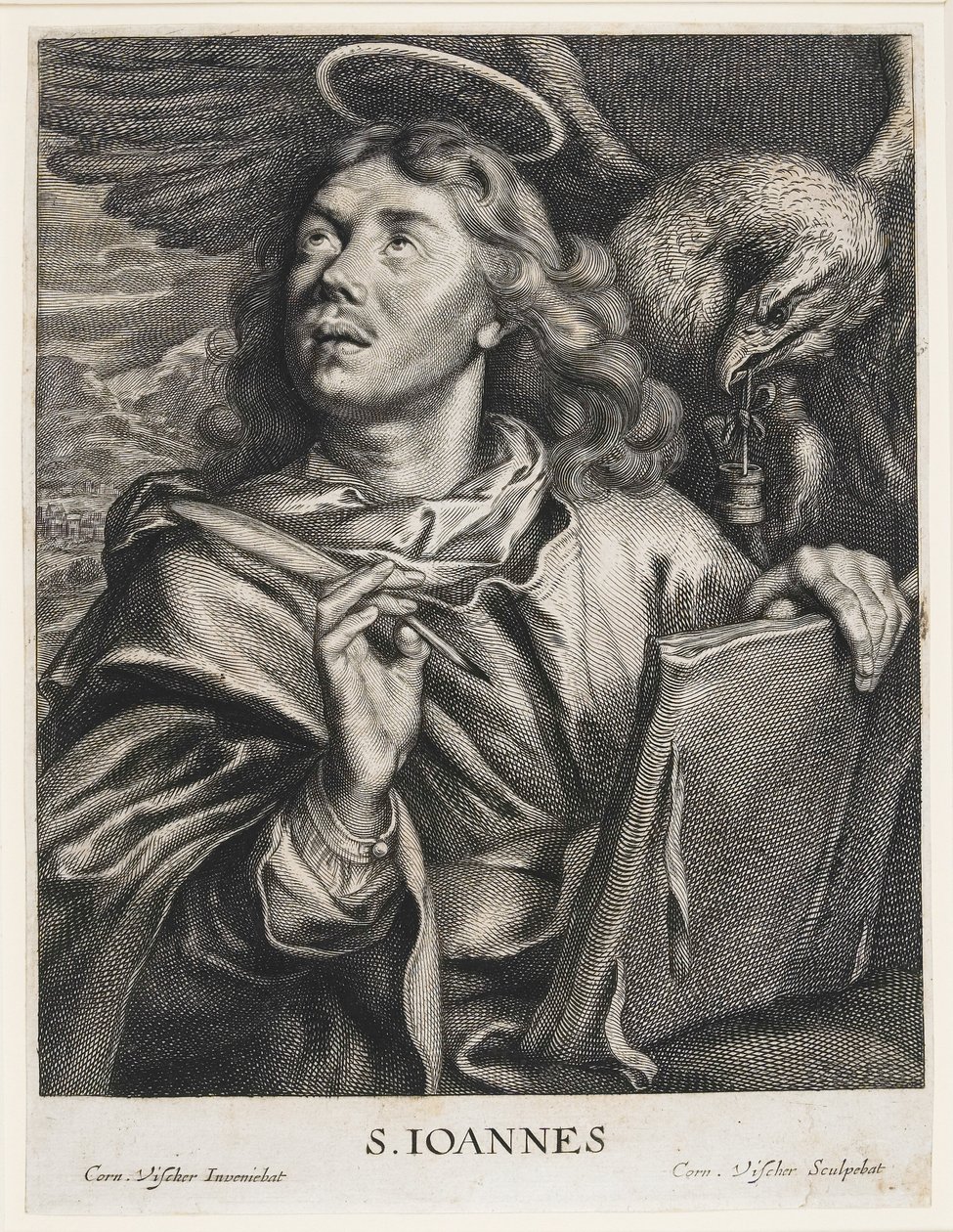Święty Jan autorstwa Cornelis Visscher