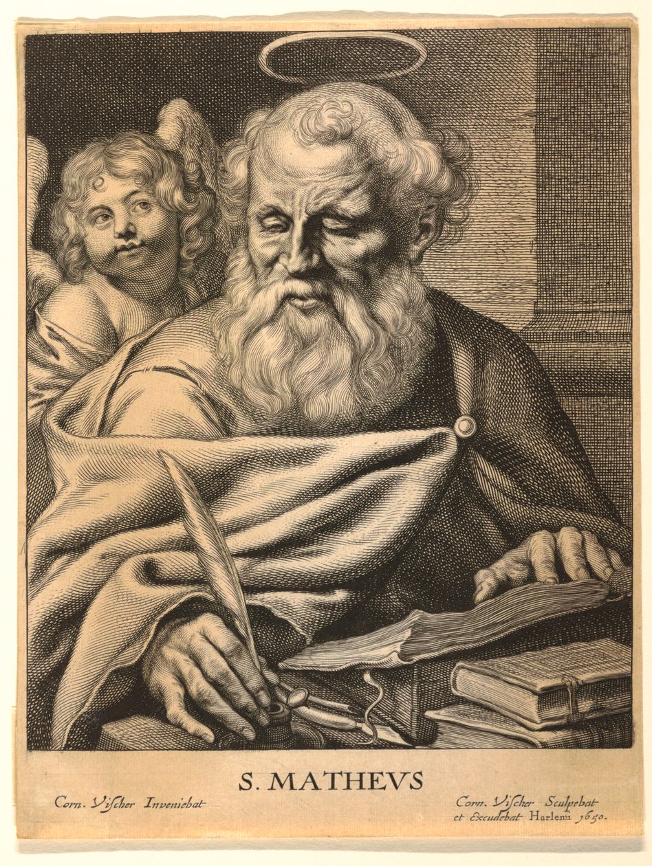 św. Mateusz (S. Mathevs) autorstwa Cornelis Visscher