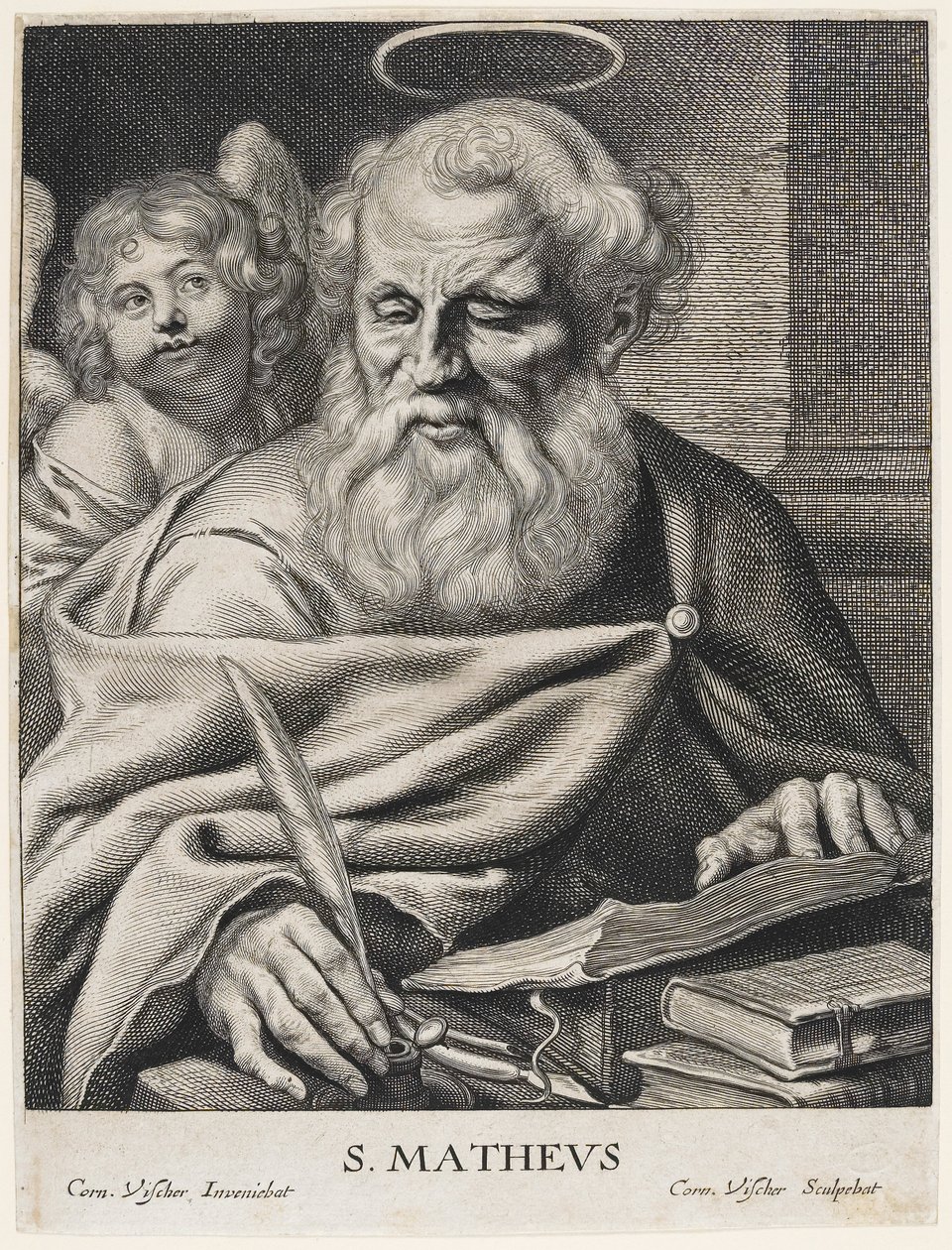 Św. Mateusz autorstwa Cornelis Visscher