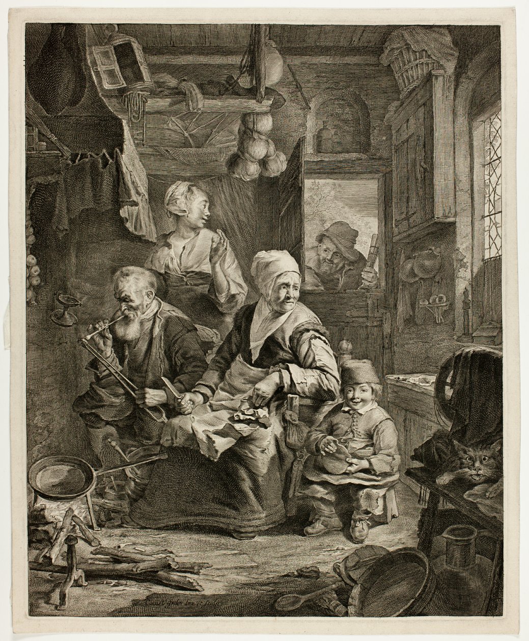 Naleśnikarka autorstwa Cornelis Visscher