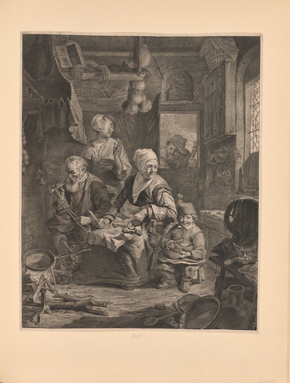 Naleśnikarka autorstwa Cornelis Visscher