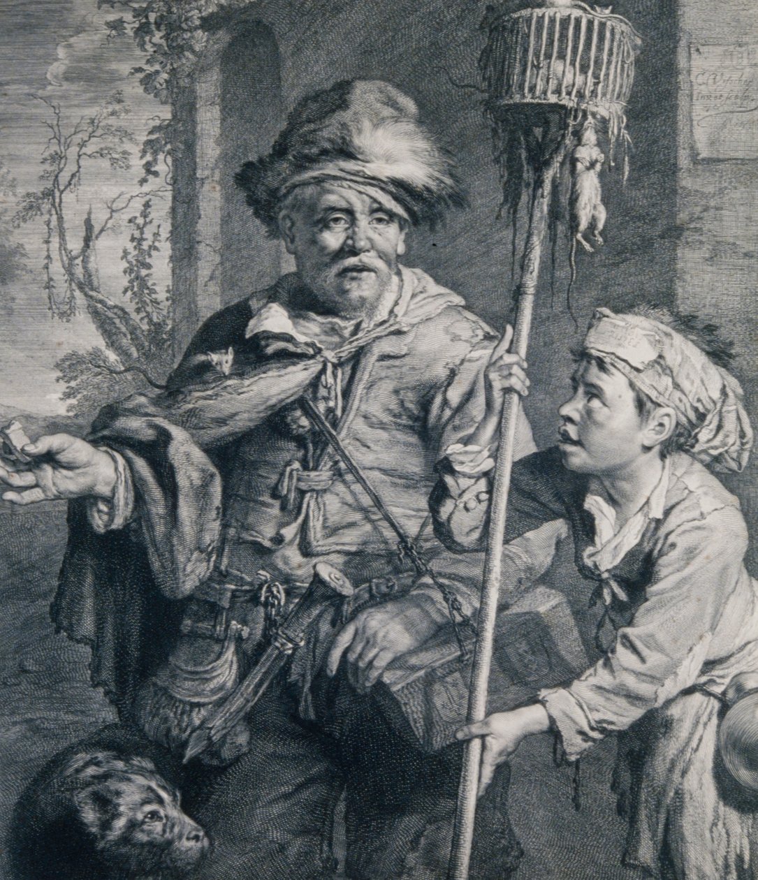 Sprzedawca trucizny na szczury autorstwa Cornelis Visscher