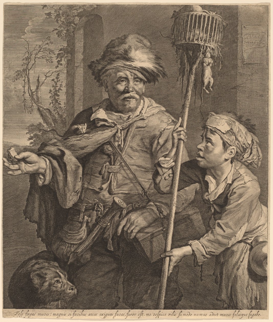 Sprzedawca trucizny na szczury autorstwa Cornelis Visscher