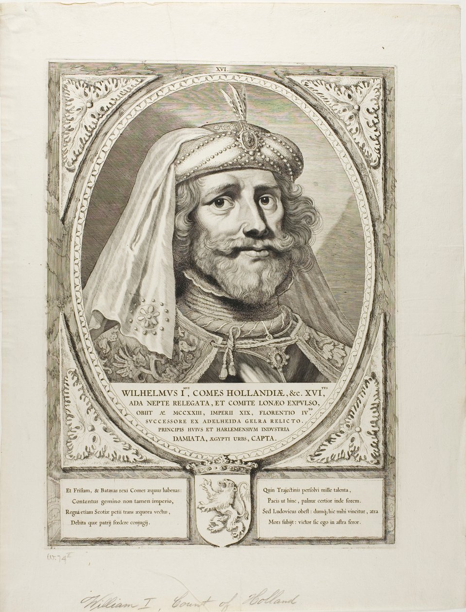 Wilhelm I, z Principes Hollandiae, Zelandiae, et Frisiae autorstwa Cornelis Visscher