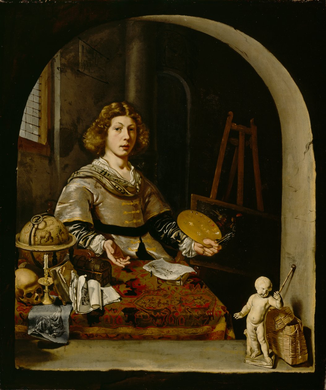 Artysta w swojej pracowni, ok. 1665-70 autorstwa Cornelis attr. to Bisschop