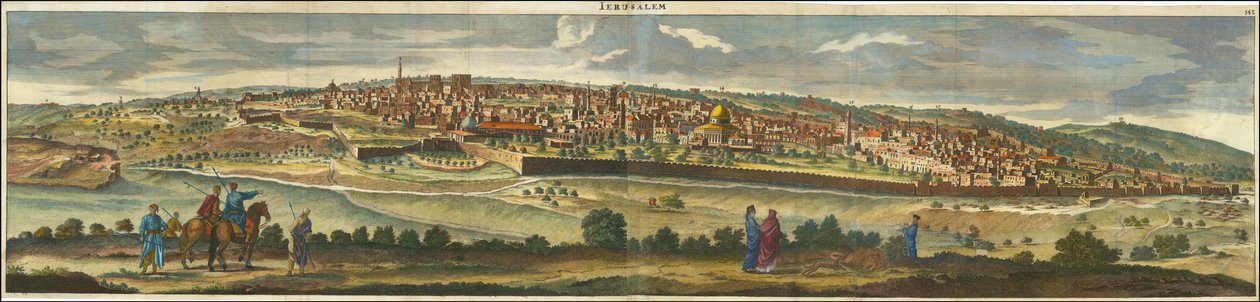 Cornelis de Bruyn, Jerozolima autorstwa Cornelis de Bruijn