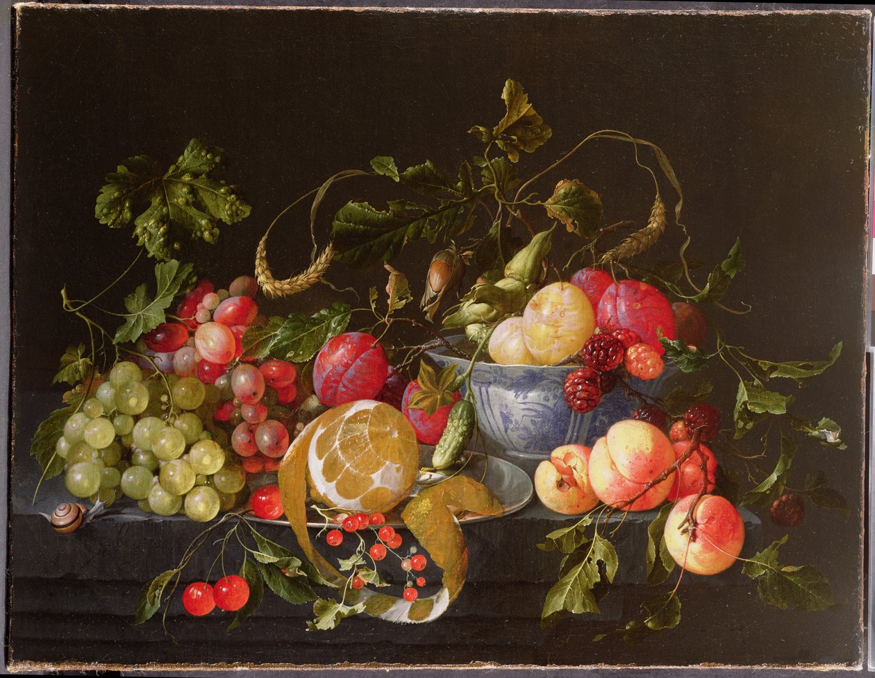 Martwa natura owoców autorstwa Cornelis de Heem
