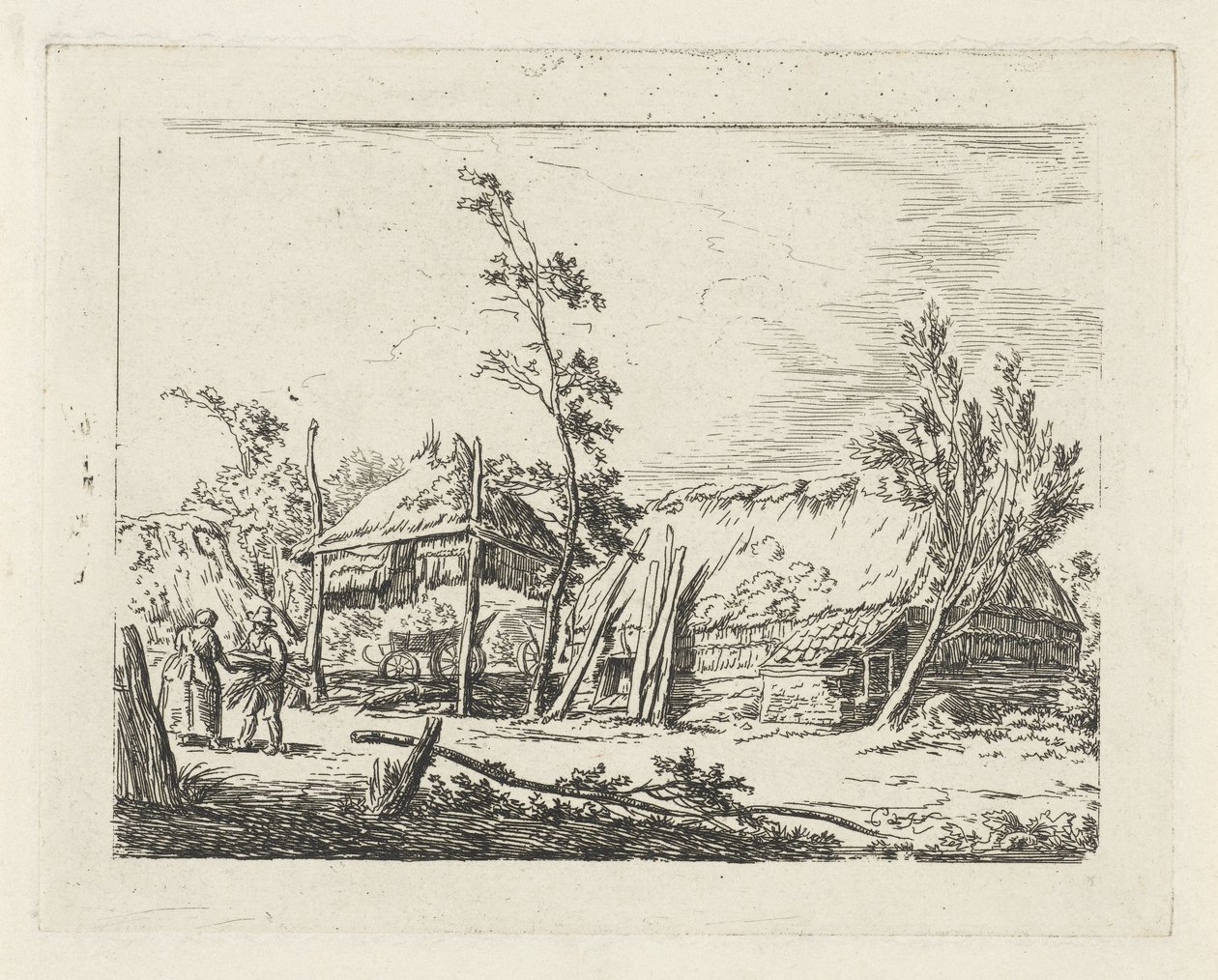 Farma ze stogiem siana autorstwa Cornelis de Kruyff