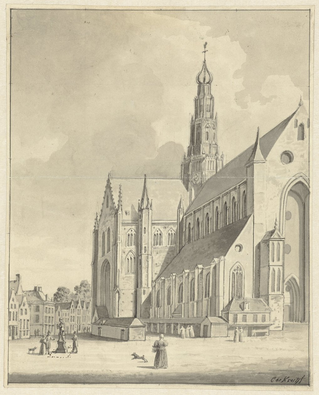 Święty Bawo w Haarlemie autorstwa Cornelis de Kruyff