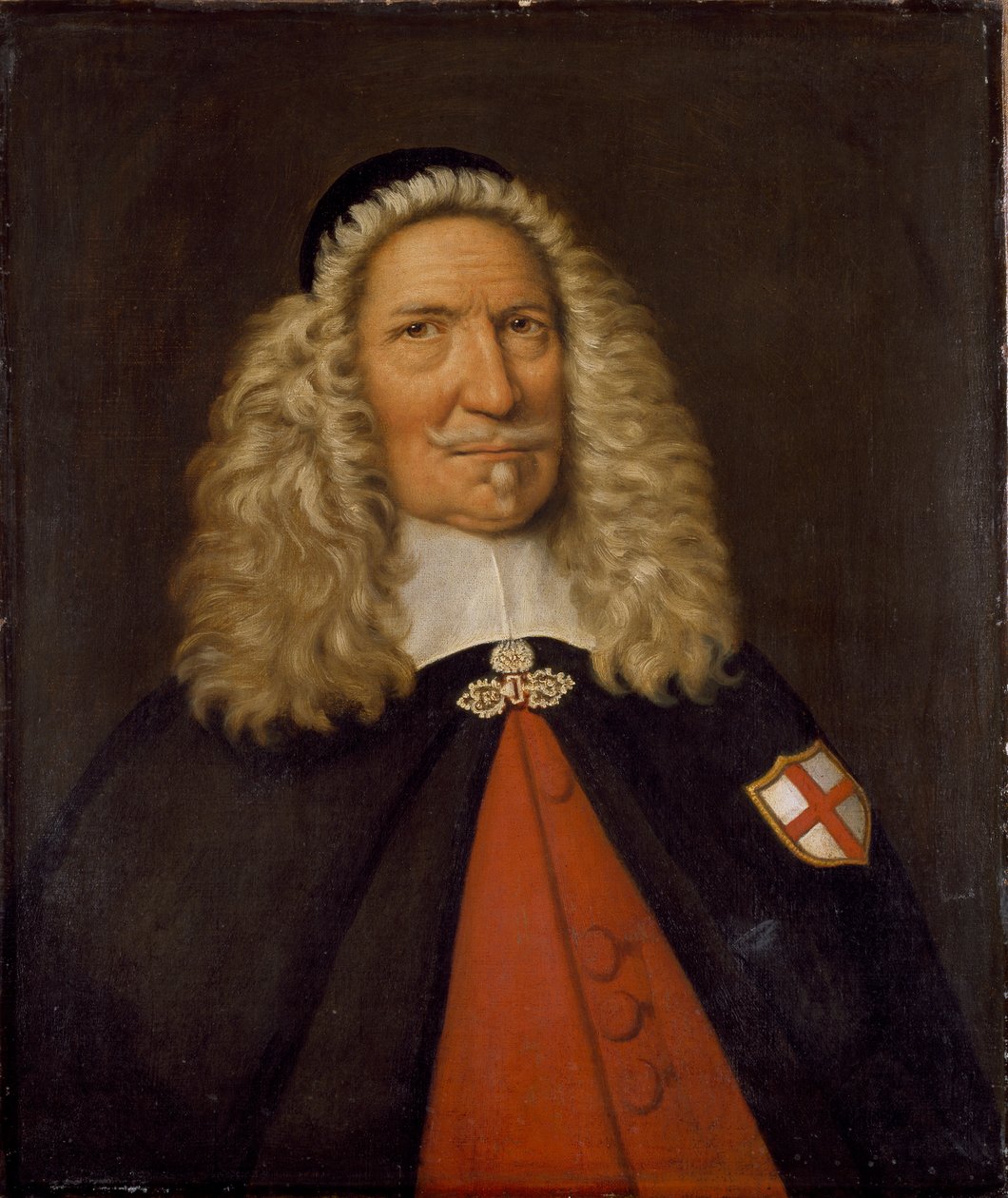 Kapitan Nicholas Burgh, XVII wiek autorstwa Cornelis de Neve