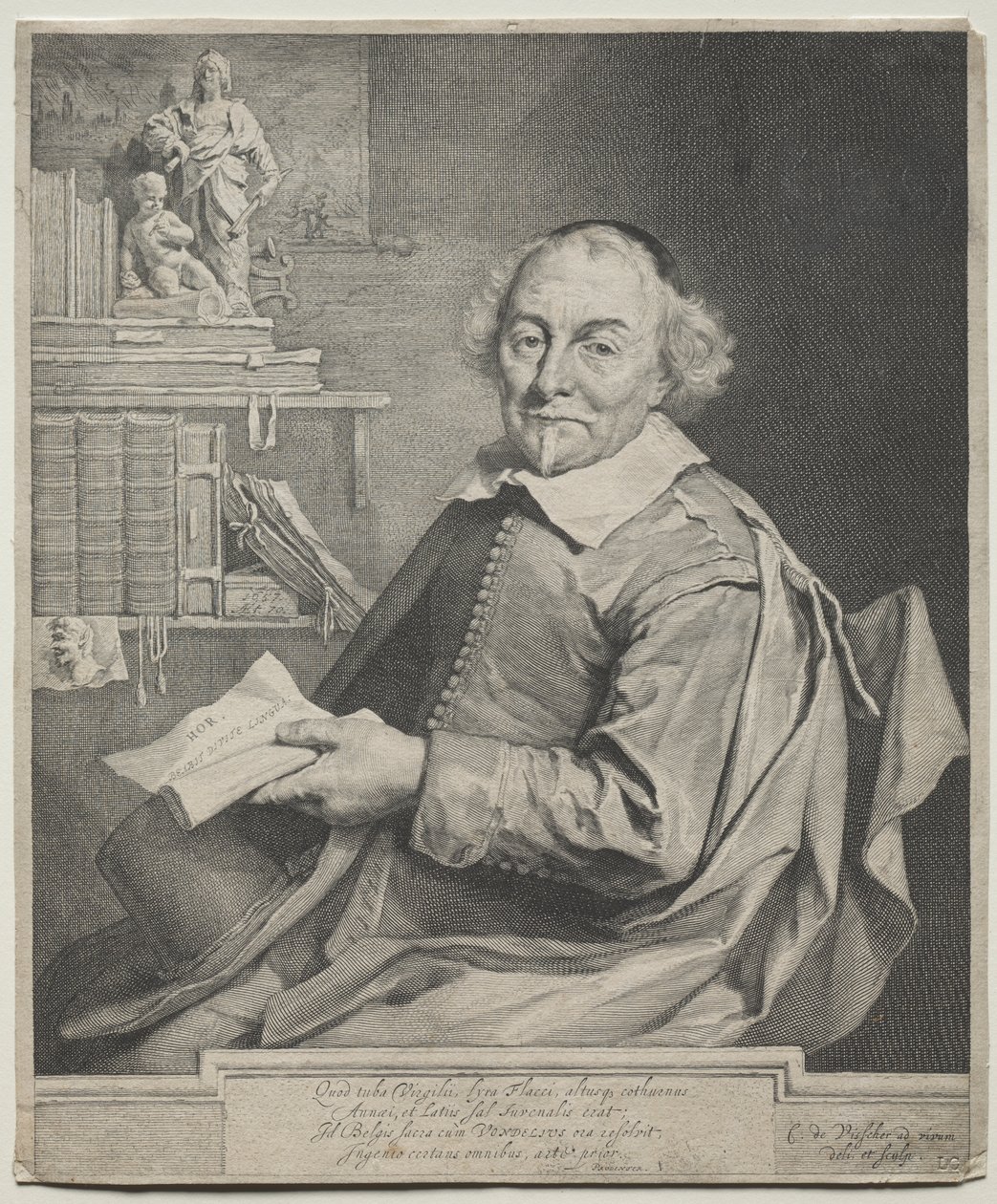 Vondel autorstwa Cornelis de Visscher