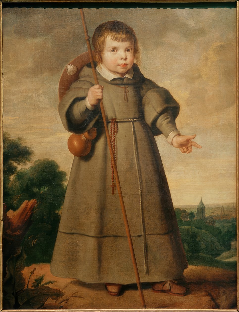 Portret dziecka jako pielgrzyma autorstwa Cornelis de Vos