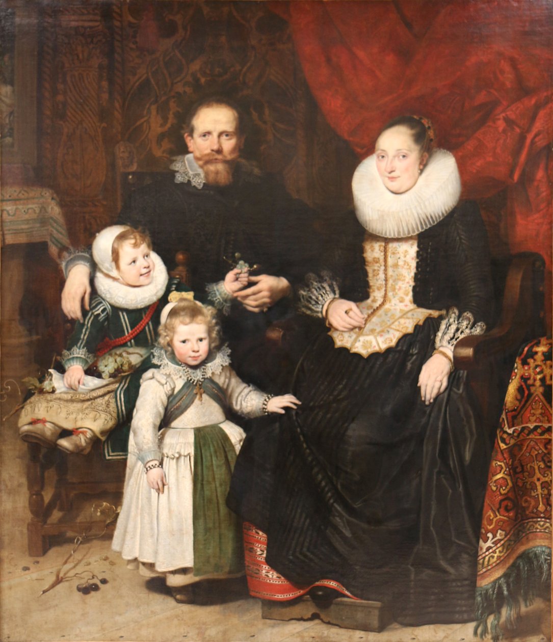 Niderlandzki: Autoportret artysty i jego rodziny Autoportret z rodziną autorstwa Cornelis de Vos