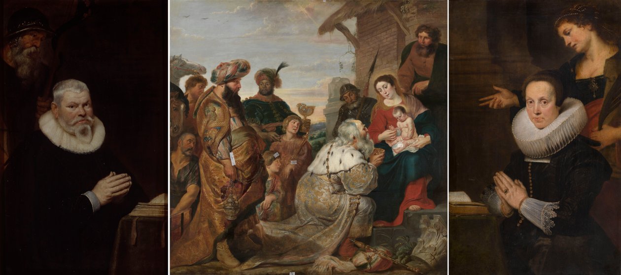 Epitafium Willema van Meerbeecka i jego żony Barbary Kegeleers autorstwa Cornelis de Vos