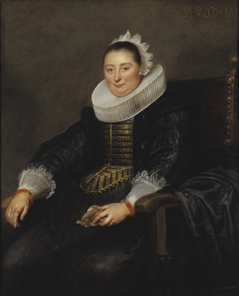 Portret kobiety w średnim wieku autorstwa Cornelis de Vos