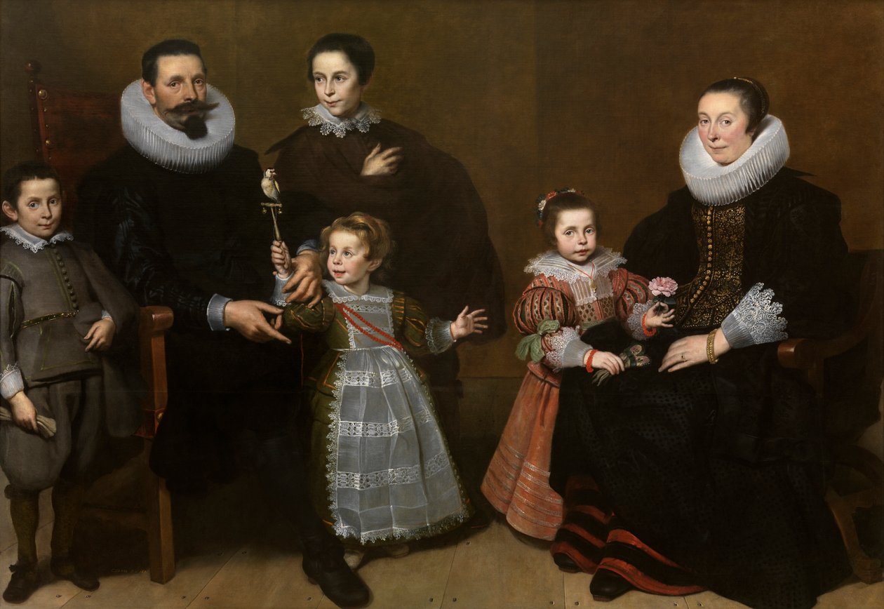 Portret rodziny autorstwa Cornelis de Vos