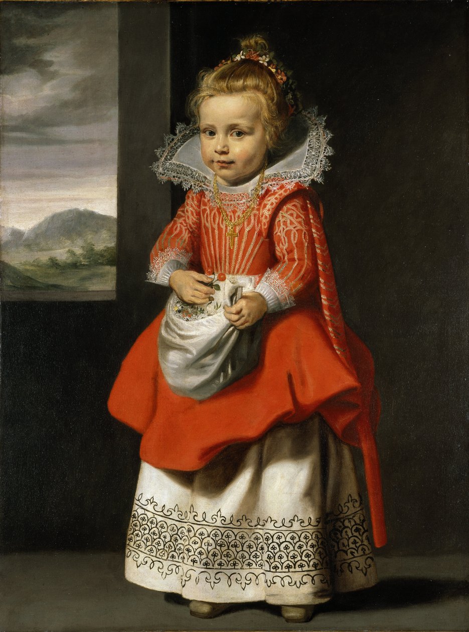 Portret córki artysty, Magdaleny de Vos, ok. 1623-24 (olej na płótnie) autorstwa Cornelis de Vos