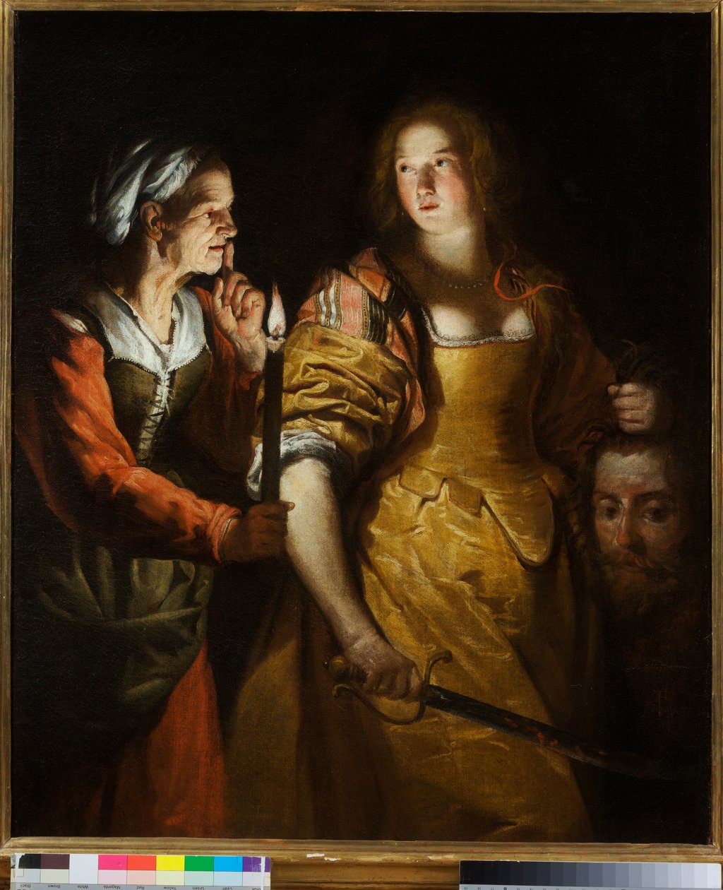 Judyta z głową Holofernesa, początek XVII wieku (olej na płótnie) autorstwa Cornelis de Wael