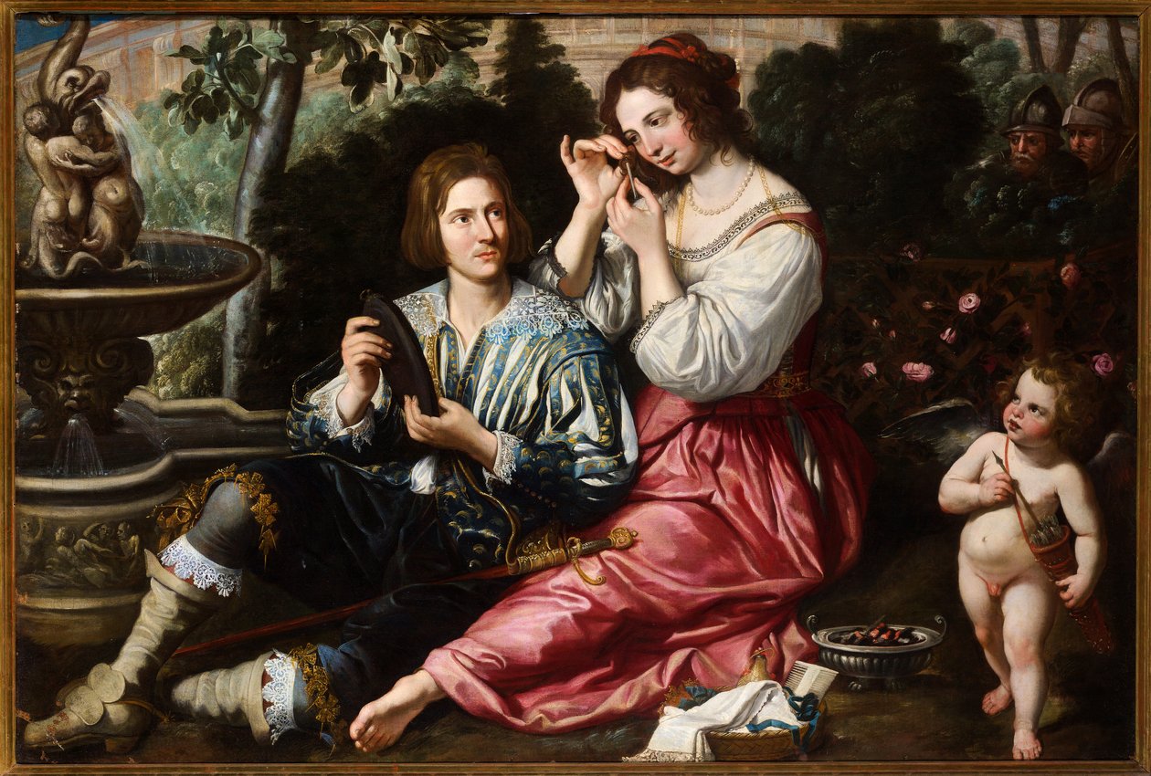 Rinalda i Armidy autorstwa Cornelis de Wael