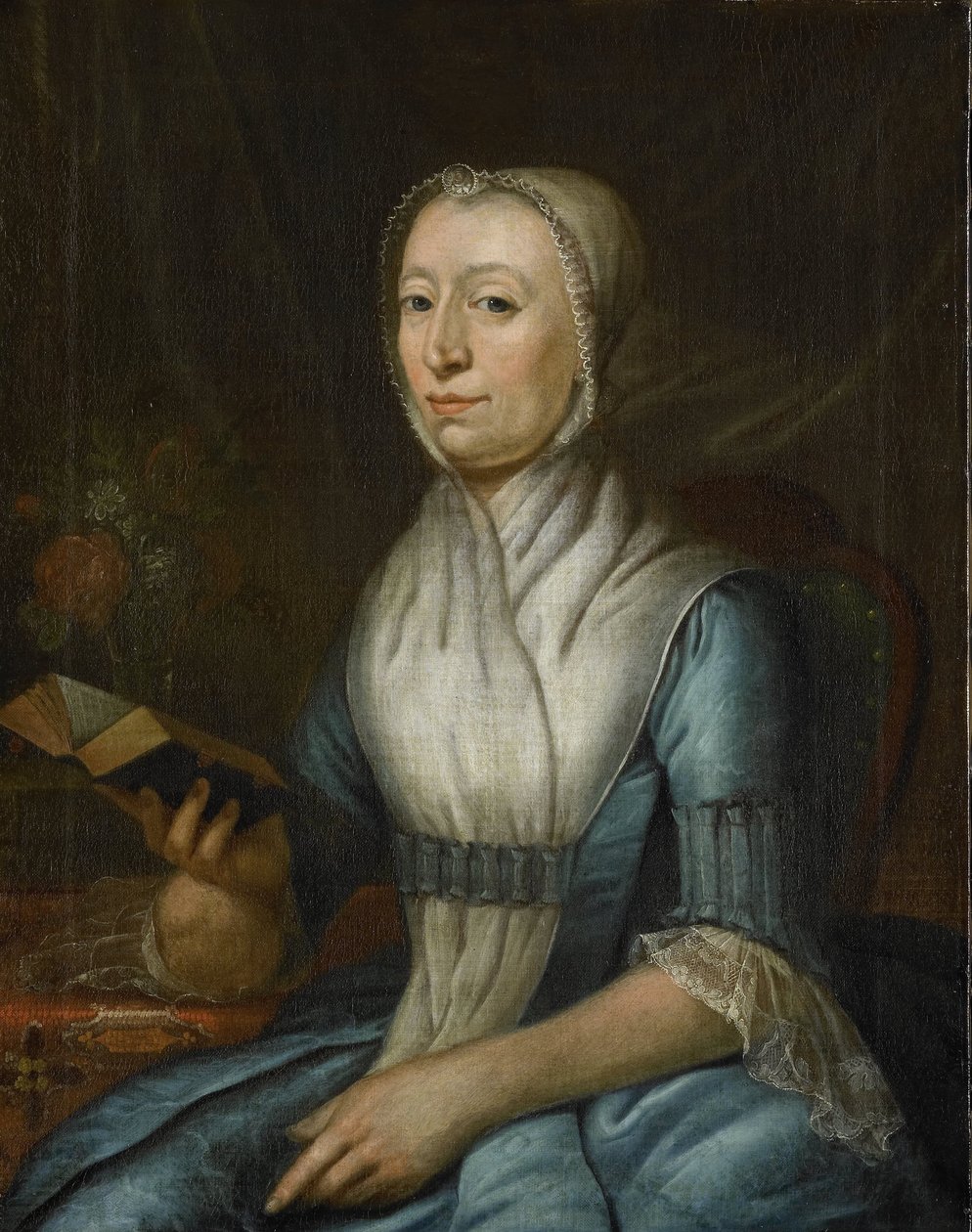 Portret Evy Goudriaan-de Veer autorstwa Cornelis van Cuylenburgh (II)