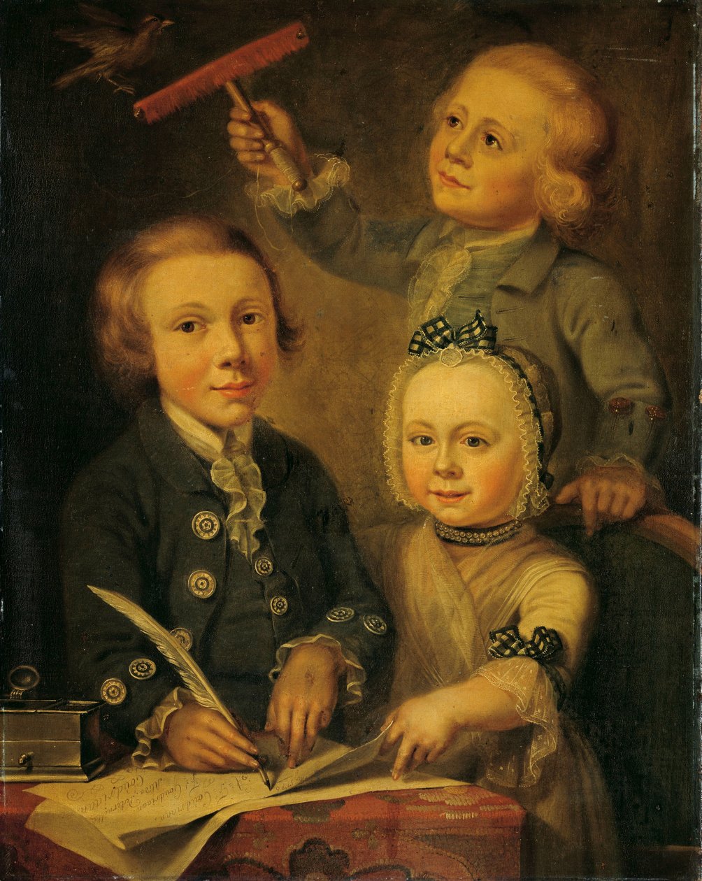 Portret dzieci Barenda Goudriaana autorstwa Cornelis van Cuylenburgh (II)