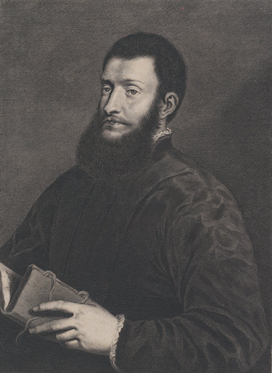 Portret Pietro Aretino, ca. 1655-1660. autorstwa Cornelis van Dalen II