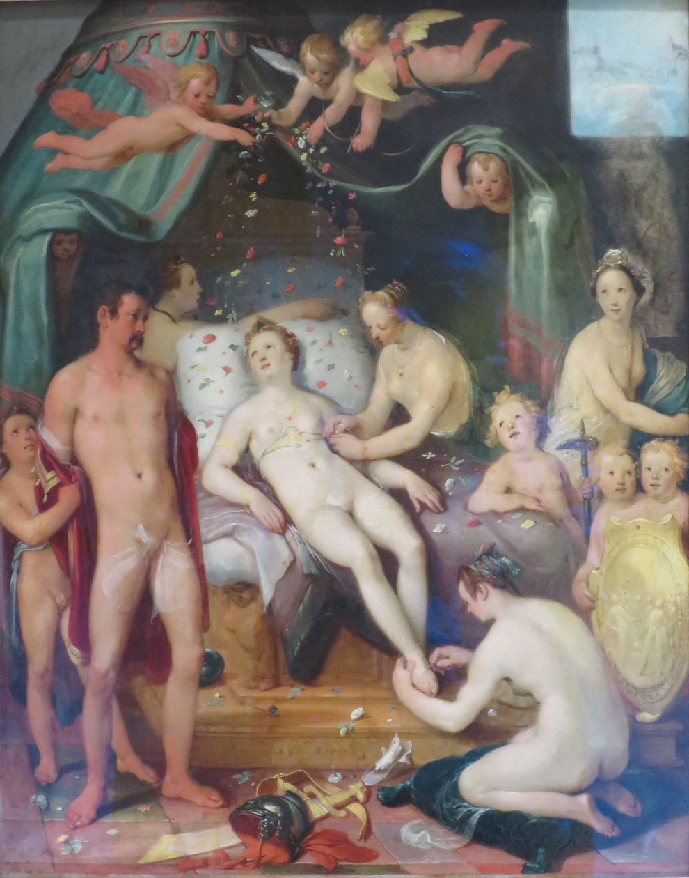 Mars i Wenus autorstwa Cornelis van Haarlem