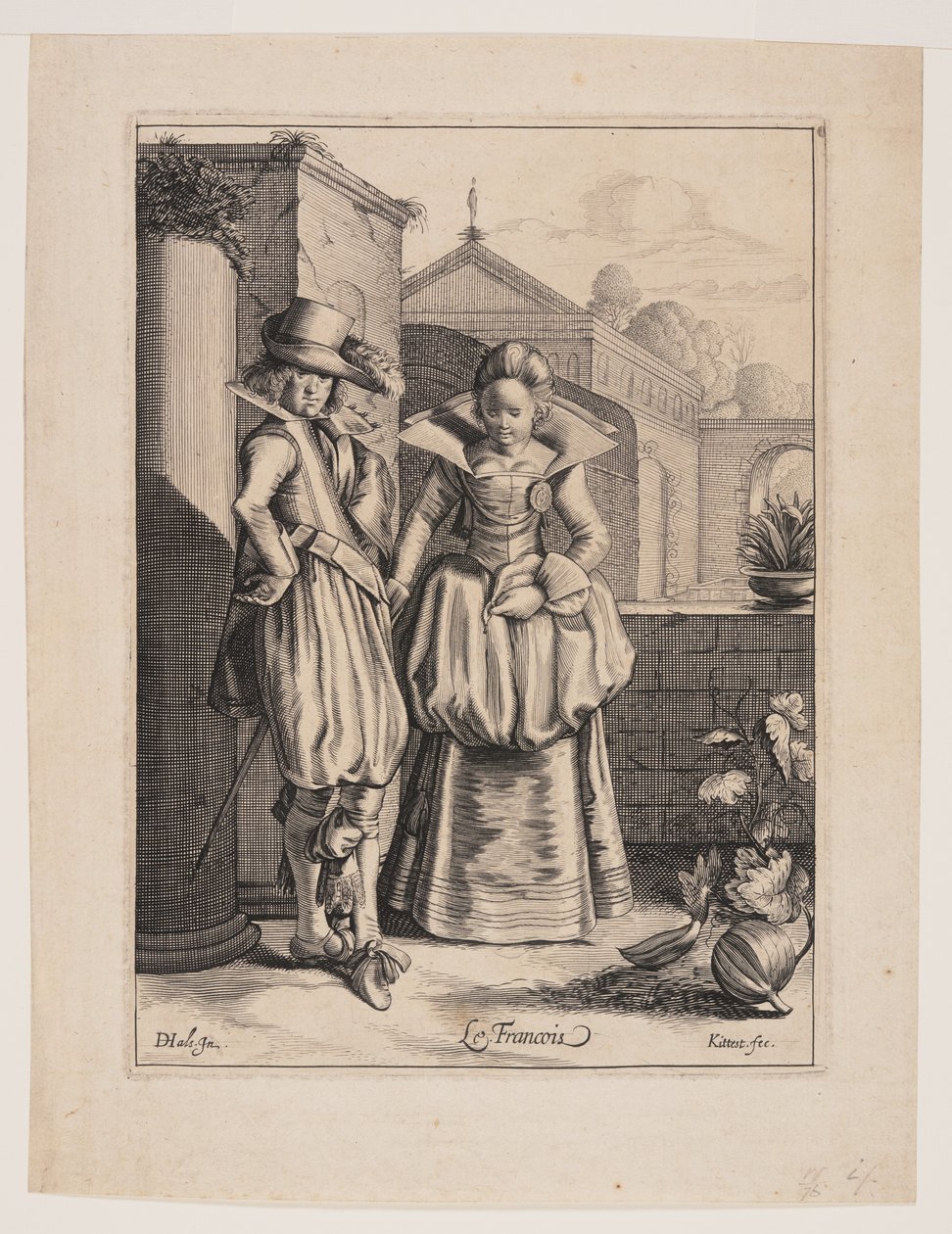 Le François (Francuz) autorstwa Cornelis van Kittensteyn