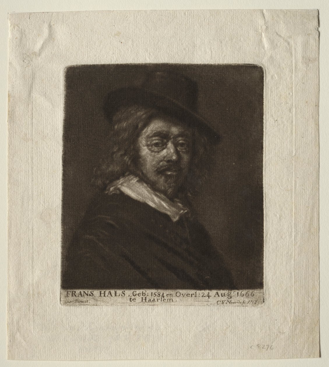 Frans Hals, 1761. autorstwa Cornelis van Noorde