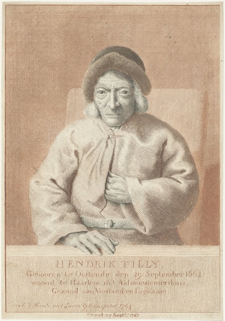 Portret Hendrika Tilly autorstwa Cornelis van Noorde