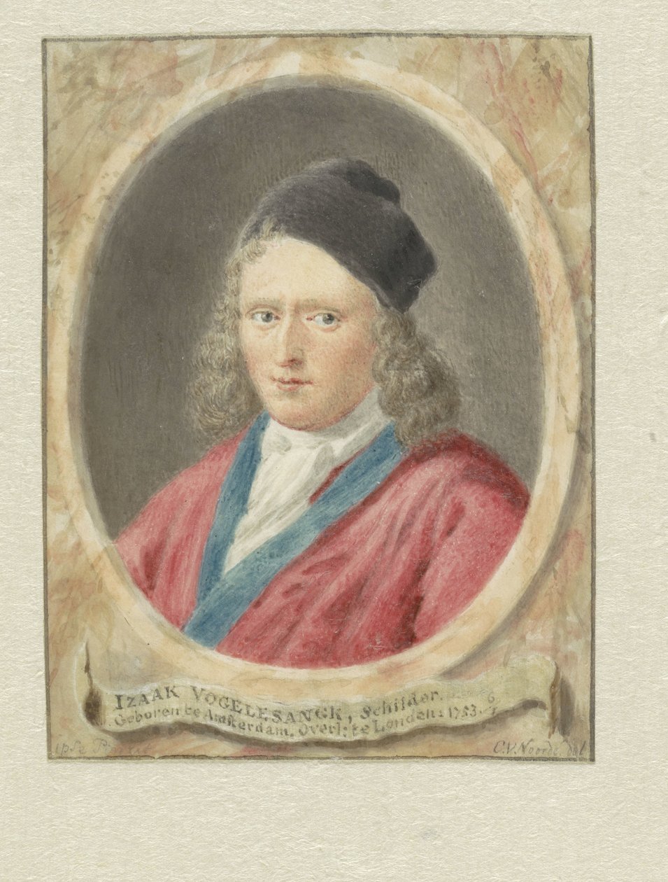 Portret Izaaka Vogelensancka autorstwa Cornelis van Noorde