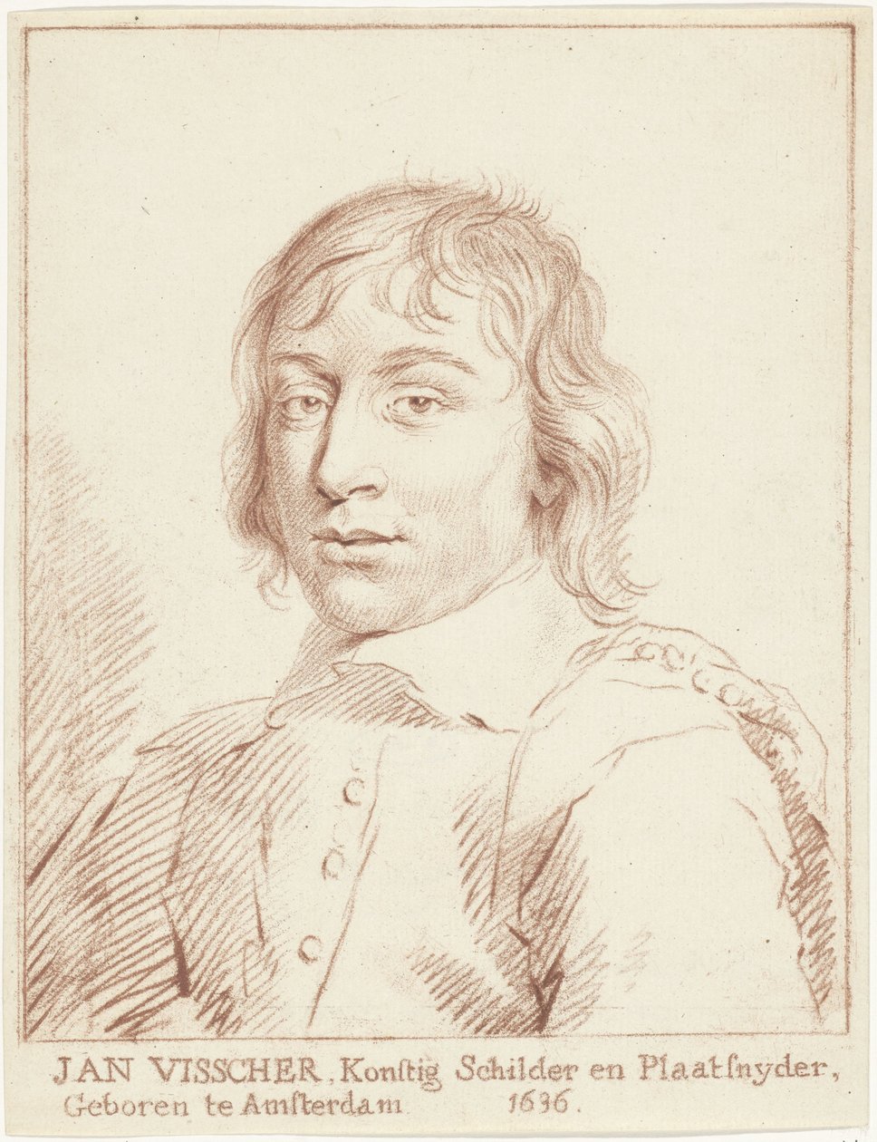 Portret Jana de Visscher autorstwa Cornelis van Noorde