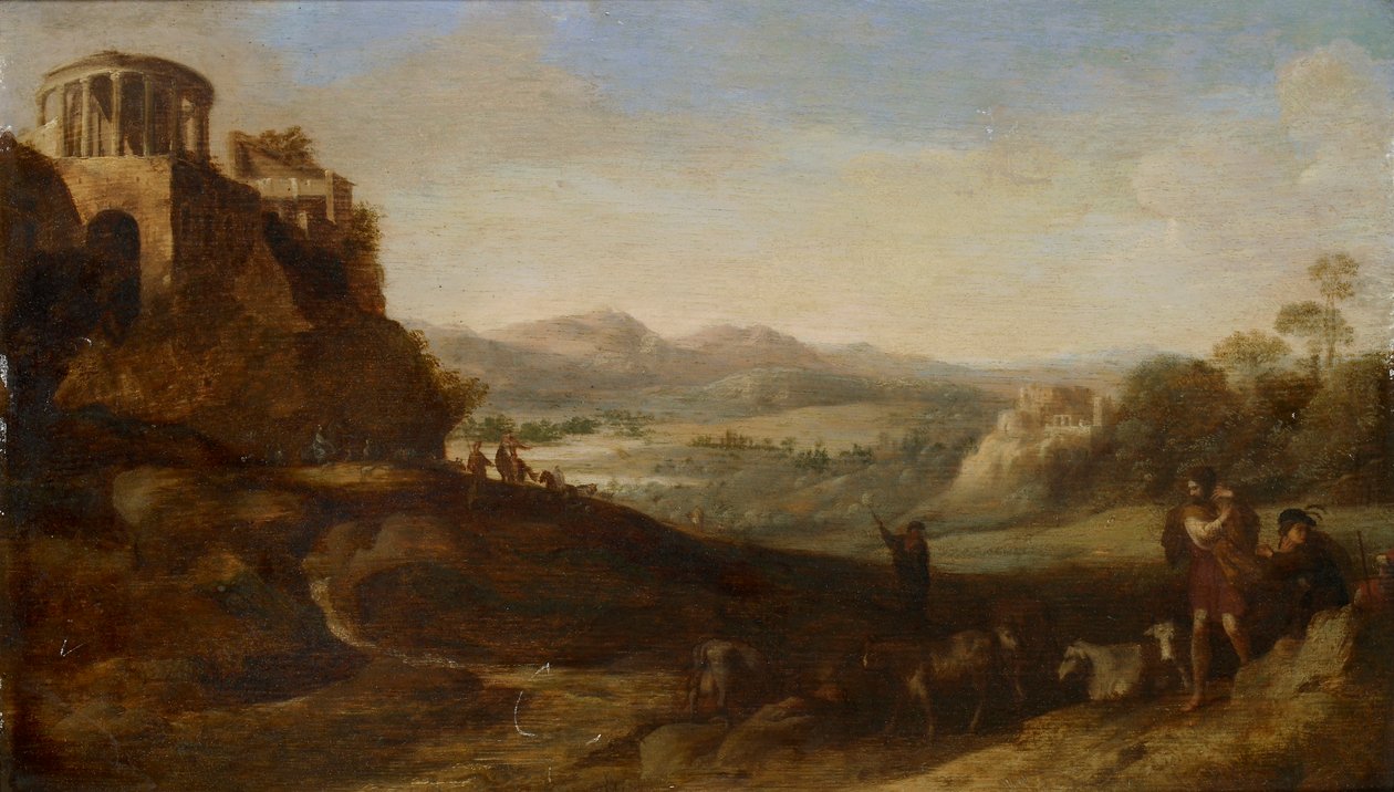 Pasterze w Kampanii, 1620-1667 autorstwa Cornelis van Poelenburgh