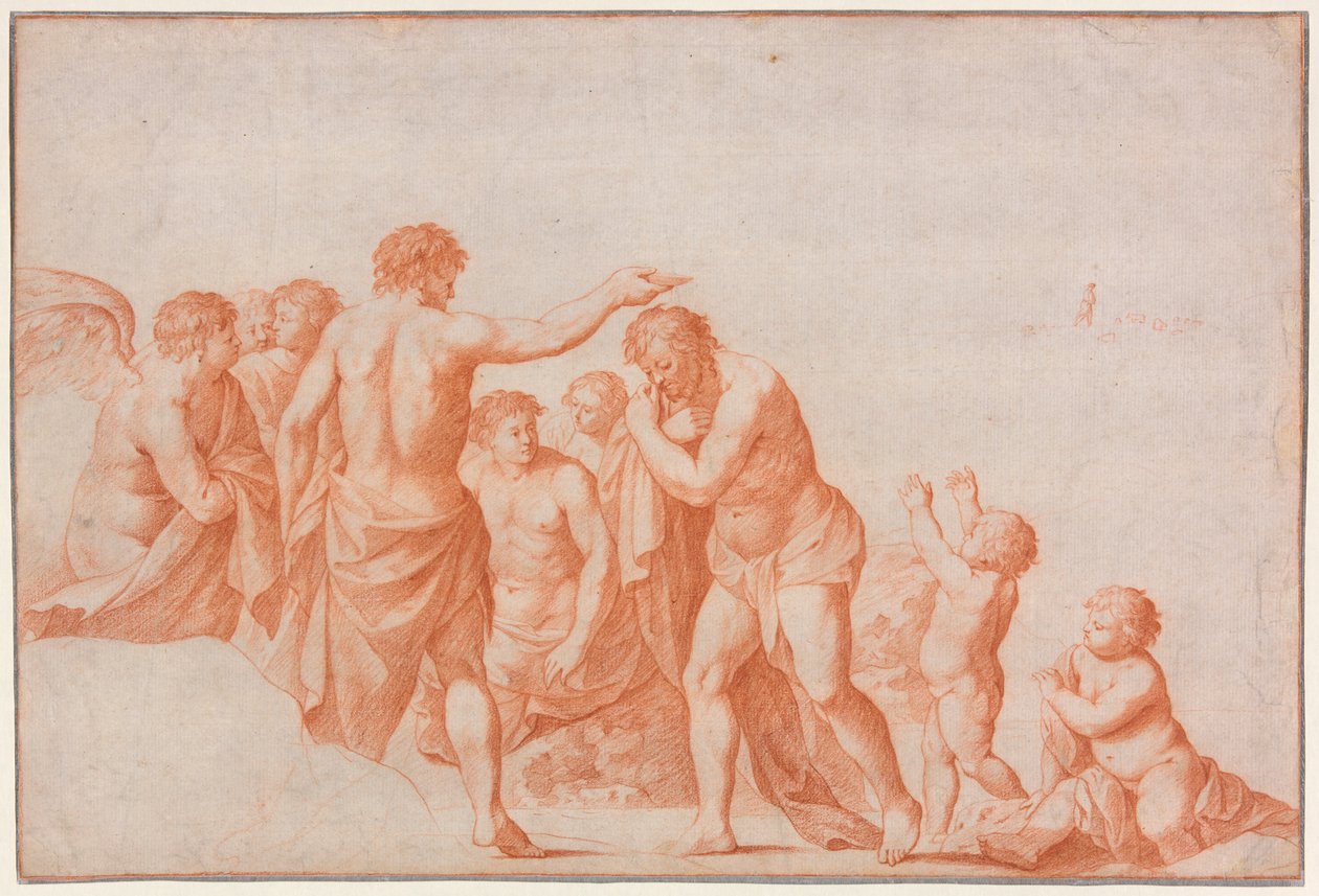 Chrzest Chrystusa autorstwa Cornelis van Poelenburgh