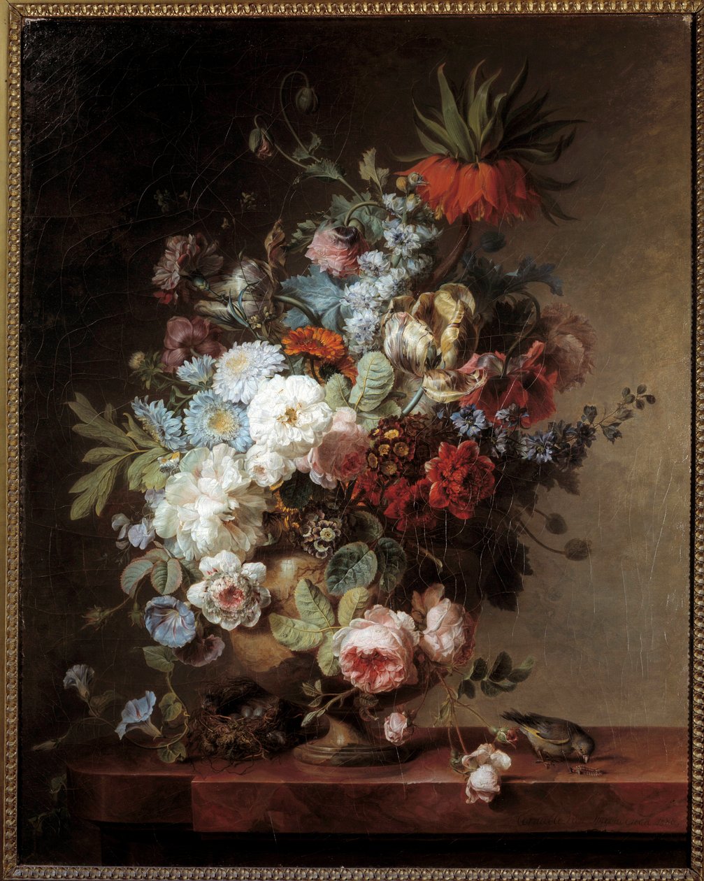 Martwa natura z kwiatami Malarstwo Corneille Van Spaendonck (1756-1840) 1789 Nd. 0,91x0,73 m² autorstwa Cornelis van Spaendonck